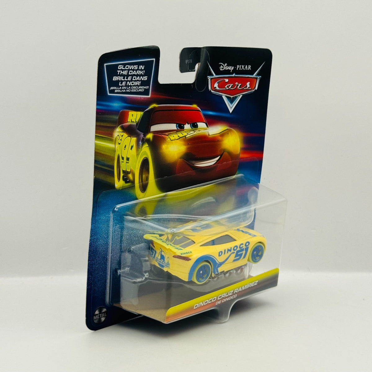 Disney Pixar Cars - GLOW RACERS CRUZ RAMIREZ (Glow In The Dark) - 1:55 Diecast