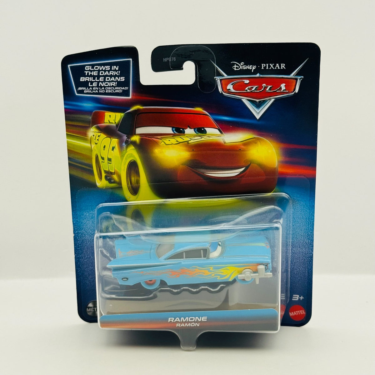 Disney Pixar Cars - GLOW RACERS CASE OF 8 WINGO, RAMONE, FILLMORE - 1:55 Diecast