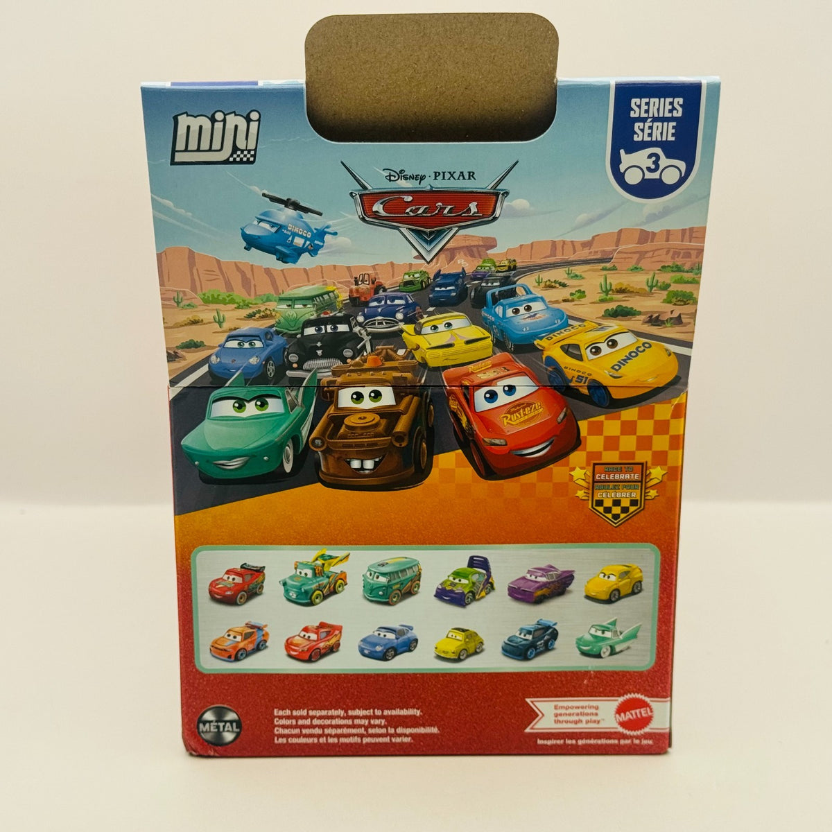 Disney Pixar Cars - Mini Racers BOXES CASE OF 36 Race To Celebrate 2026 -Diecast