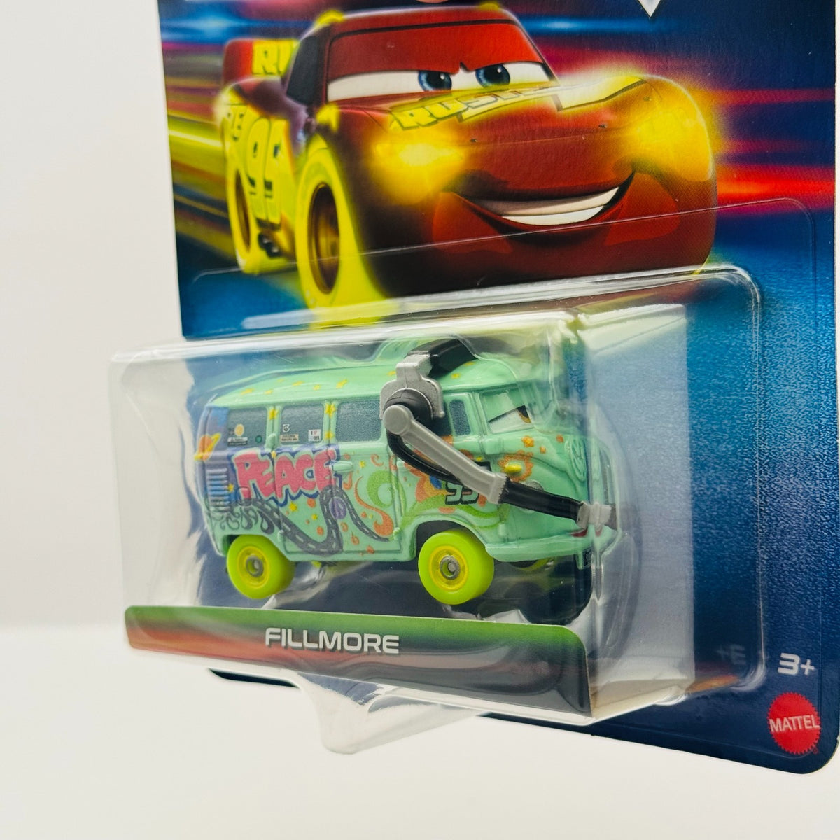 Disney Pixar Cars - GLOW RACERS FILLMORE (Glow In The Dark) - 1:55 Diecast